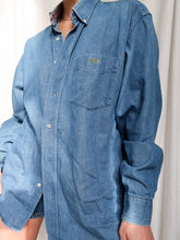 Load image into Gallery viewer, LACOSTE denim shirt
