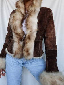 "Irina" Lamb leather jacket