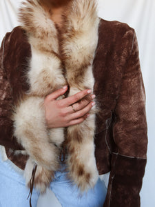 "Irina" Lamb leather jacket