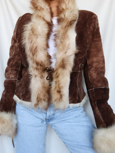 "Irina" Lamb leather jacket