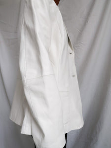 "Blanca" leather blazer