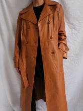 Load image into Gallery viewer, &quot;Lina&quot; leather trench
