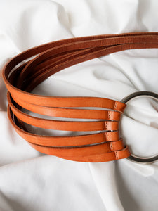 FABRIZIO MANCINI leather belt