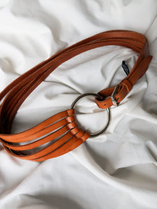 FABRIZIO MANCINI leather belt