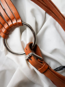 FABRIZIO MANCINI leather belt