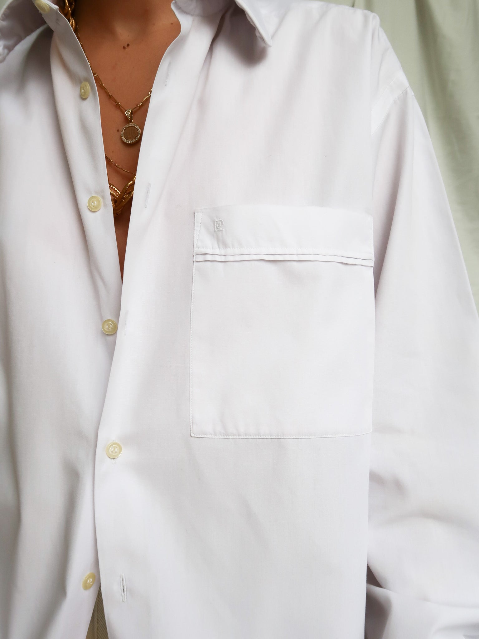 pierre cardin white dress shirt Vintage 1990s Pierre Cardin Button up Dress Shirt / Made in Canada / Abstract Pattern / Casual Shirt / Formal Shirt