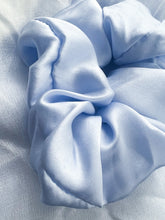 Load image into Gallery viewer, &quot;Azul&quot; silk scrunchie
