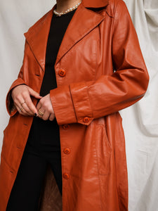 "Harr" leather trench