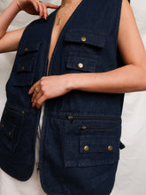 Load image into Gallery viewer, &quot;Lola&quot; denim vest
