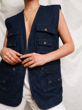 Load image into Gallery viewer, &quot;Lola&quot; denim vest
