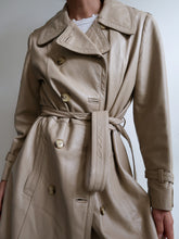 Load image into Gallery viewer, &quot;Seventies&quot; leather trench
