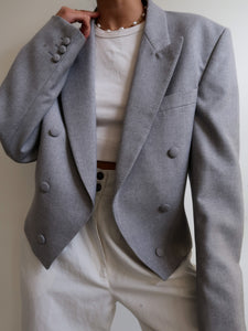 Grey tailored vest
