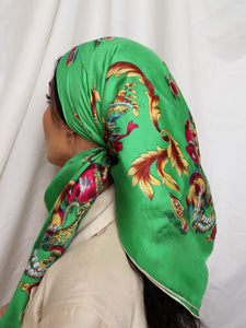 "Aya" silk scarf