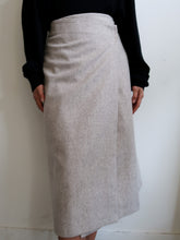 Load image into Gallery viewer, &quot;Elena&quot; wrap greige skirt
