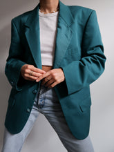 Load image into Gallery viewer, Petrol blue blazer
