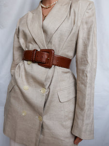 "Celina" linen blazer