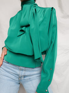 "Jade" green shirt