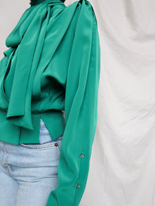 "Jade" green shirt