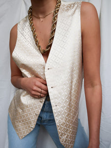 "Gatsby" silk vest