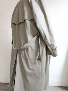 Light green trench coat