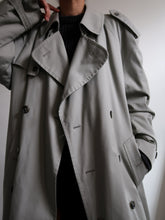 Load image into Gallery viewer, Light green trench coat
