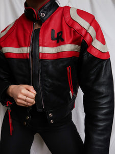 LAST REBELS leather bikers jacket