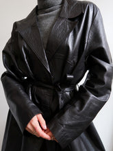 Load image into Gallery viewer, &quot;Amalia&quot; leather trench
