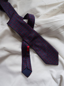 HERMES silk tie