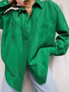 "Eden" silk shirt