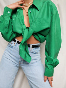 "Eden" silk shirt