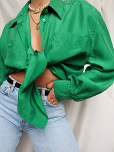 "Eden" silk shirt