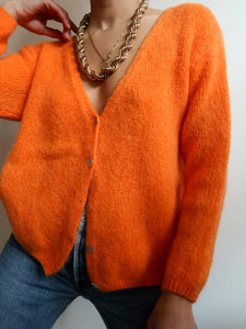 "Naranjia" knitted cardigan