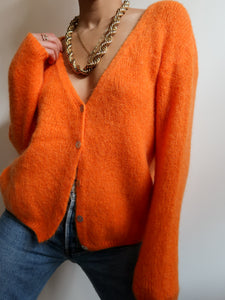 "Naranjia" knitted cardigan