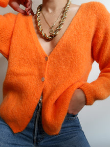 "Naranjia" knitted cardigan