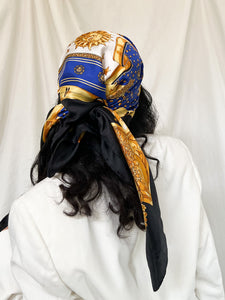 "AZZARO" silk scarf