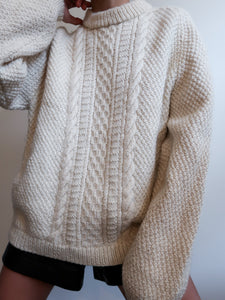 Wool knit jumper