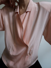 Load image into Gallery viewer, “Nude” silk shirt DESTOCK
