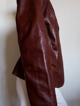 Load image into Gallery viewer, &quot;Serpent&quot; leather blazer
