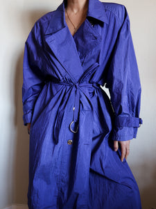 "Purple rain" trench coat