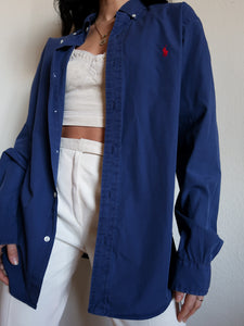 RALPH LAUREN blue shirt