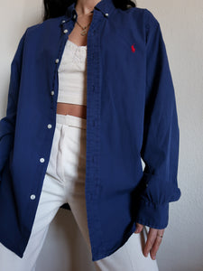 RALPH LAUREN blue shirt
