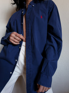 RALPH LAUREN blue shirt
