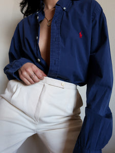 RALPH LAUREN blue shirt