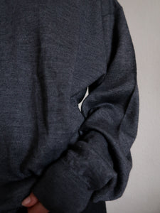 Grey turtleneck jumper