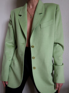 "Pistachio" green blazer