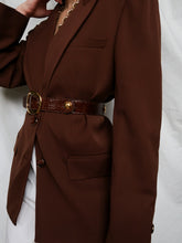 Load image into Gallery viewer, &quot;Emma&quot; brown blazer

