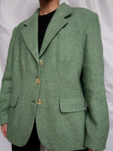 "Noor" green blazer