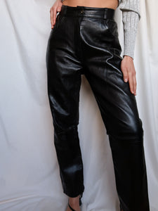 "Belissimo" leather pants
