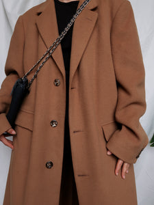 "Bobby" camel coat