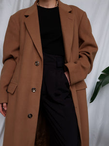 "Bobby" camel coat